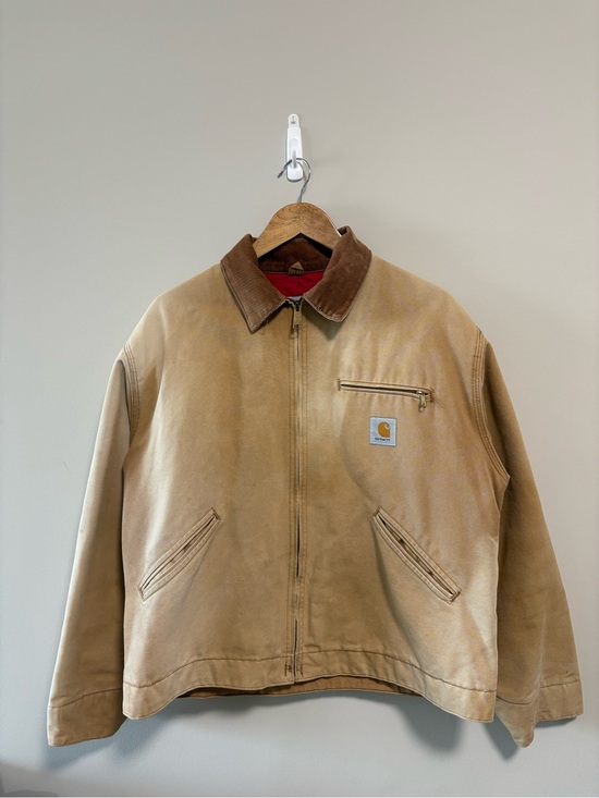 Carhartt Other - Vintage Carhartt Detroit Jacket Red Quilt Lined